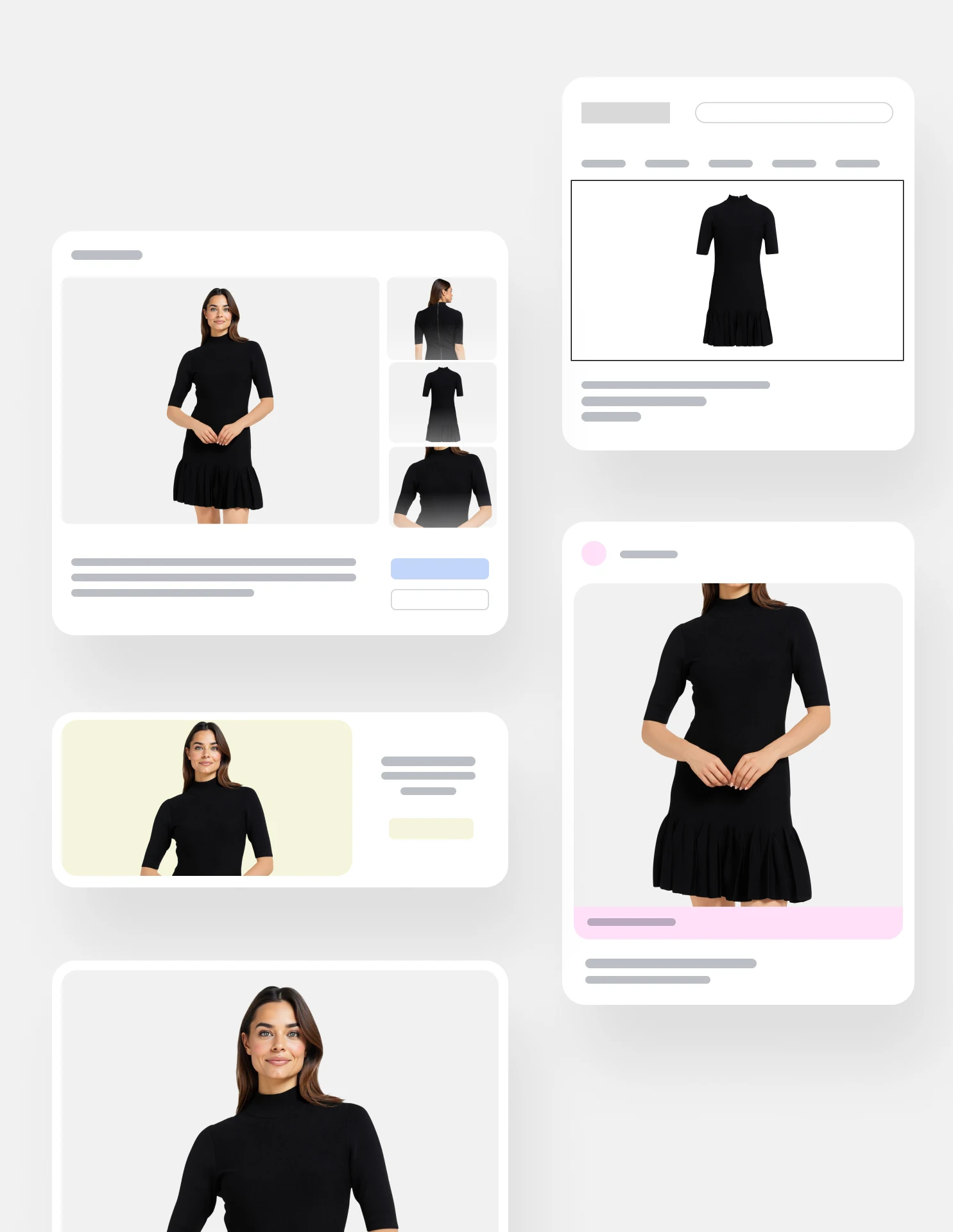 One product adapted to the image formats of several sales channels
