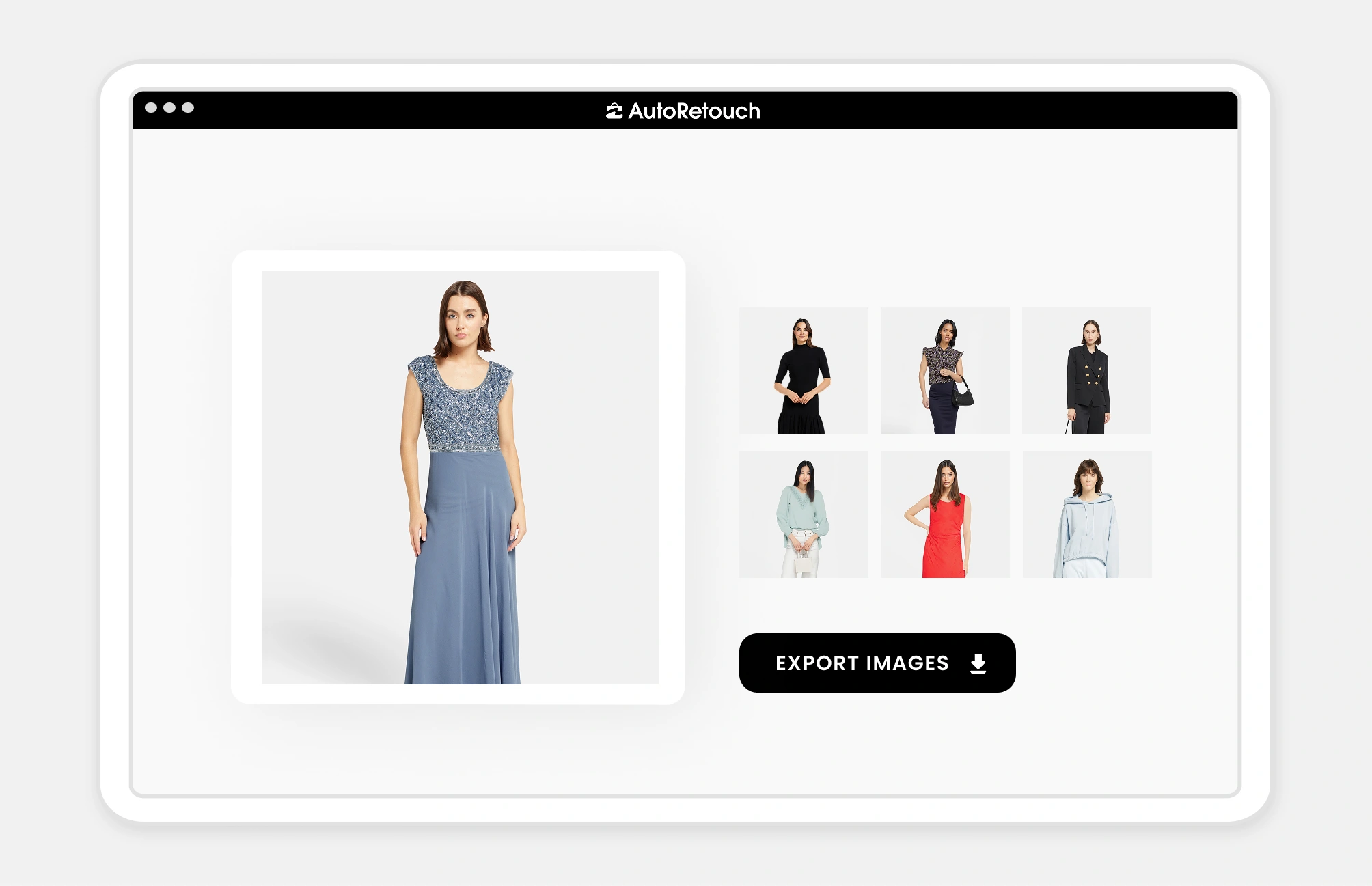 Exporting edited images from AutoRetouch